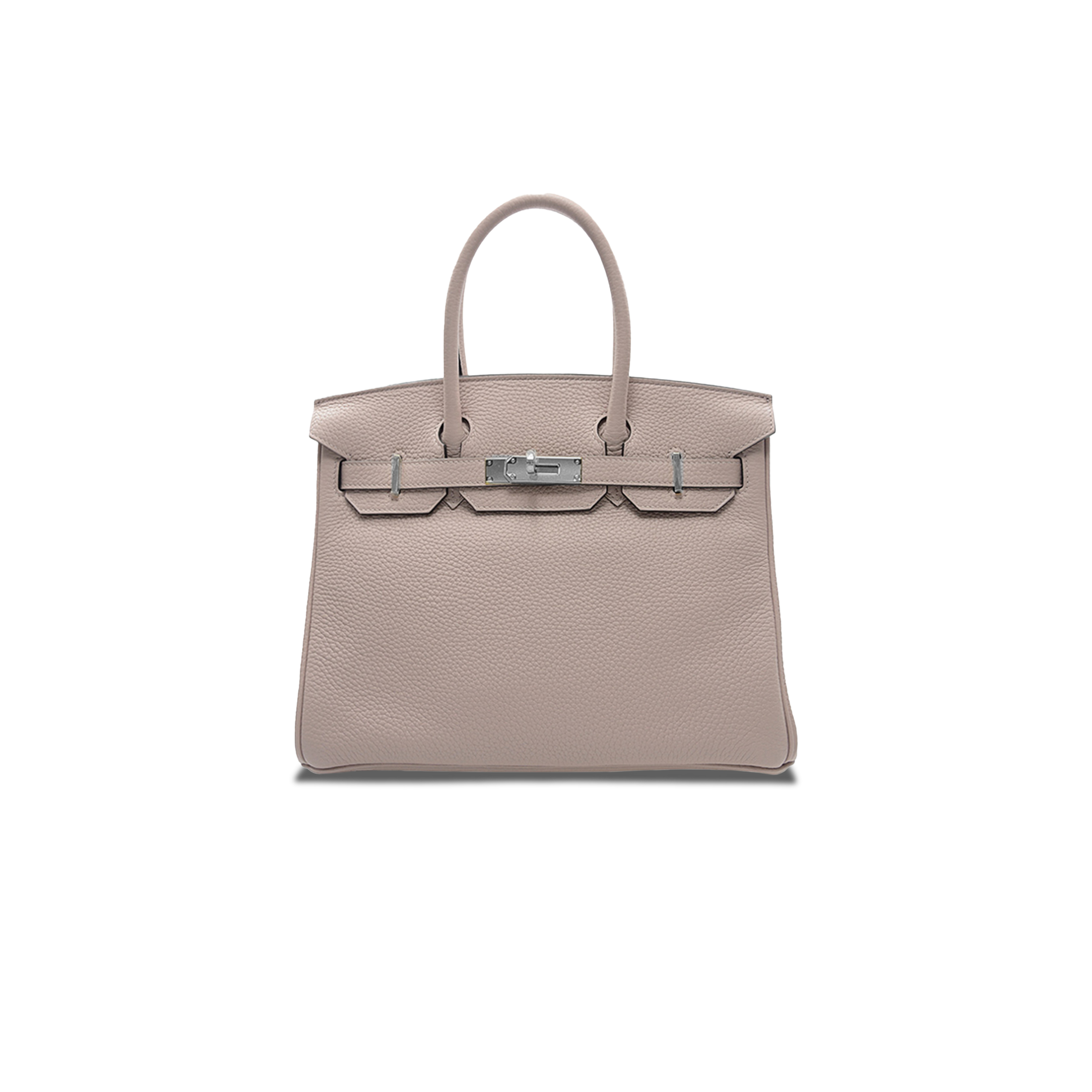 H**mes birkin 30 togo leather wisteria silver buckle bag h028369ck4w (30*23*15cm)